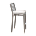 Panama Jack Graphite Stackable Barstool with Cushion