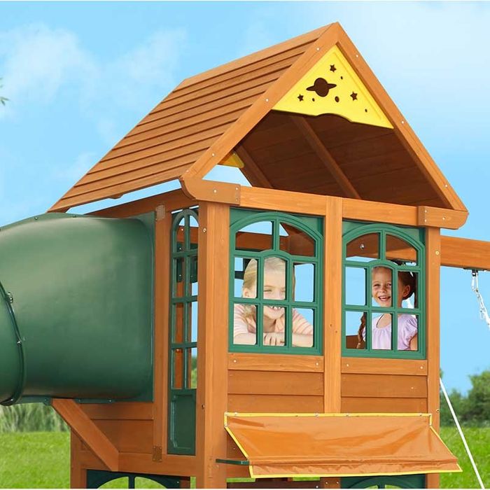 KidKraft Cloverdale Wooden Playset F24917 - BetterPatio.com