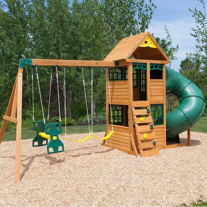 KidKraft Cloverdale Wooden Playset F24917 - BetterPatio.com