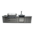 Mont Alpi 805 11-Foot Deluxe Island with Six-Burner Grill and Kegerator