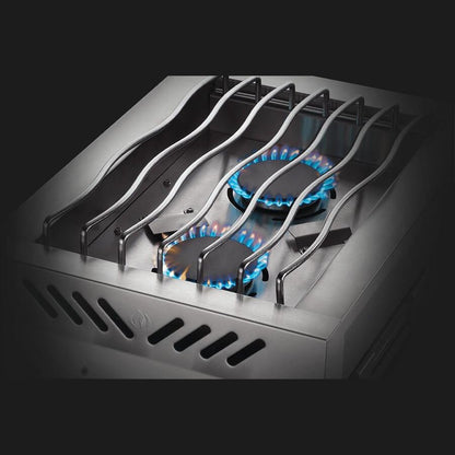 Napoleon Built-In 500 Series BI12RT - inline dual range top wave cooking grid detail