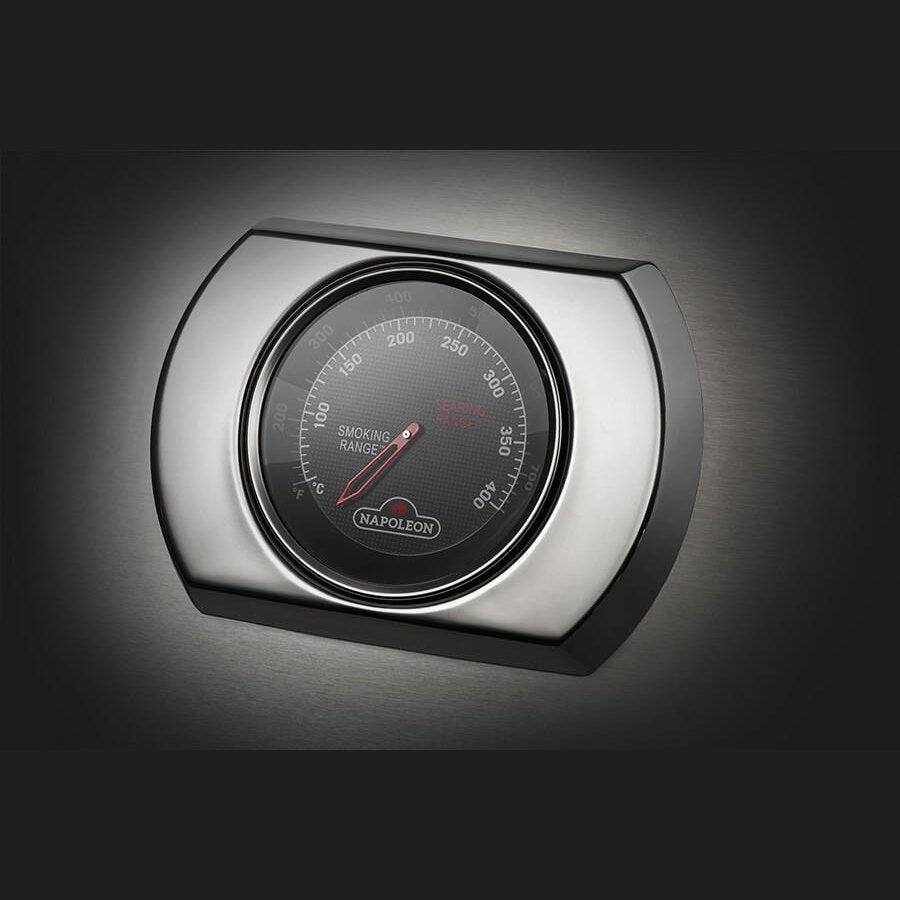 Napoleon Built-In 500 Series 32 Grill Head - ACCU-PROBE temperature gauge detail
