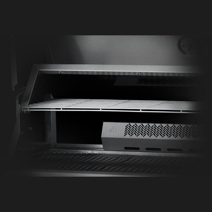 Napoleon Built-In 500 Series 32 Grill Head - two-position warming rack detail