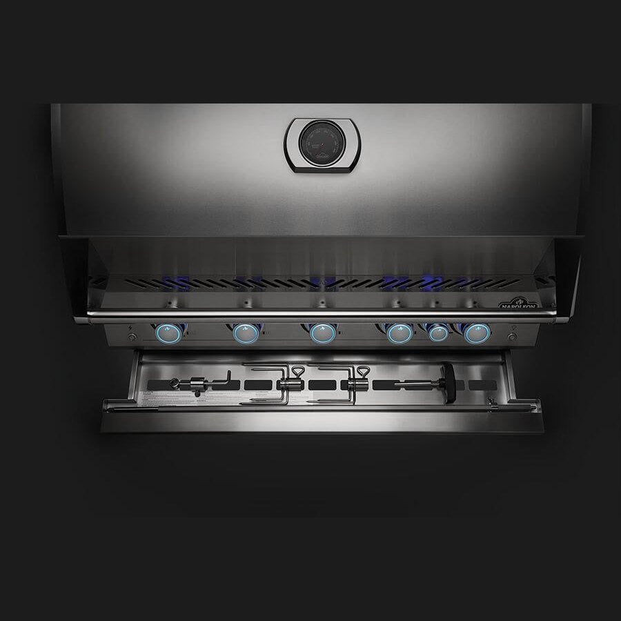 Napoleon Built-In 700 Series 32 RB - rotisserie kit storage detail
