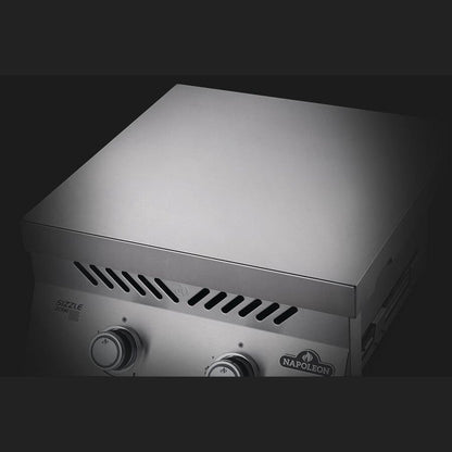 Napoleon Built-In 700 Series BIB18IR - dual infrared stainless steel cover detail