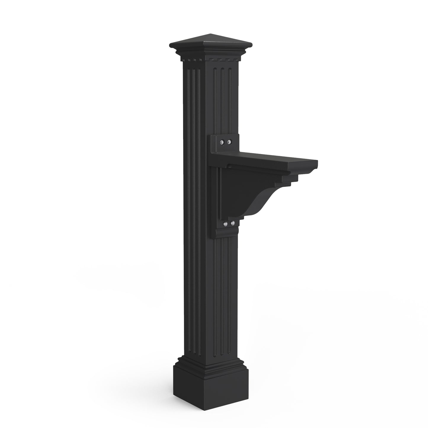 Mayne Manchester Mail Post 5852 - Mounted mailbox post primary lifestyle view