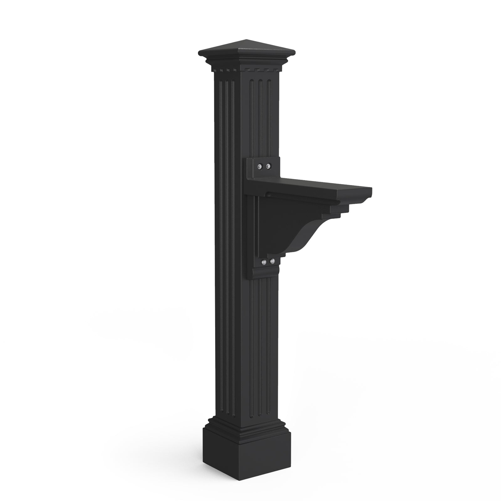 Mayne Manchester Mail Post 5852 - Mounted mailbox post primary lifestyle view