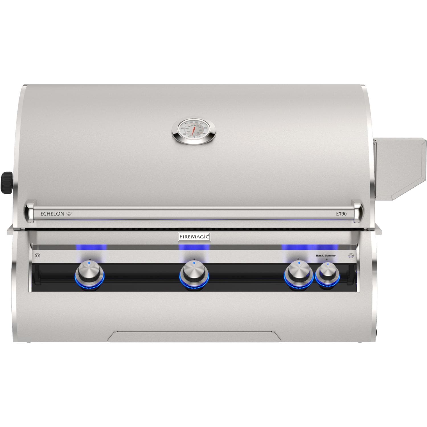 36-Inch Built-In Grill with Analog Thermometer