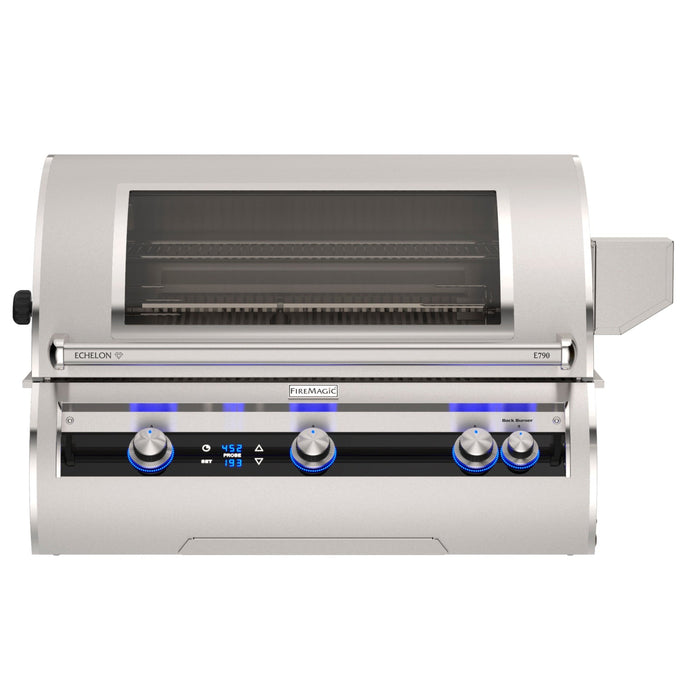 Fire MagicFire Magic E790i Echelon Diamond 36-Inch Built-In Grill with Digital Thermometer, Rotisserie, E790i-9E1N(P) E790i-9L1N-W- BetterPatio.com