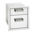 Fire Magic Flush Mounted Double Storage Drawers with Soft Close System 53802SC