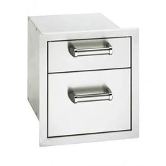 Fire Magic Flush Mounted Double Storage Drawers with Soft Close System 53802SC