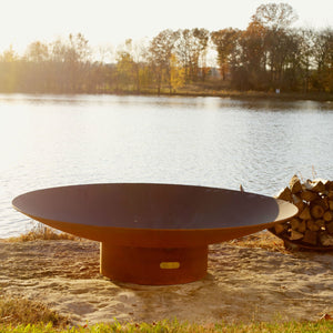 Fire Pit ArtFire Pit Art Asia 60 Inch Wood Burning Fire Pit AS 60 AS 60- BetterPatio.com