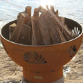 Fire Pit Art Beachcomber Wood Burning Fire Pit Beach