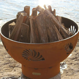 Fire Pit Art Beachcomber Wood Burning Fire Pit Beach