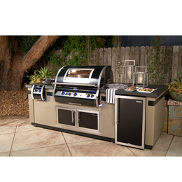 Fire Magic Black Diamond 9 Ft. Customizable BBQ Island - DH790-SMR-108BA