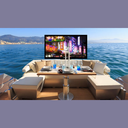 MirageVision TV Silver Series 55" - lifestyle outdoor TV installation photo 40