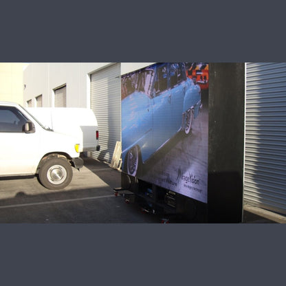 MirageVision TV Silver Series 75" - lifestyle outdoor TV installation photo 8
