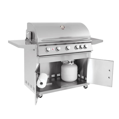 Summerset 15x15 inch Stainless Steel Drop In Sink and Hot and Cold Faucet SSNK-15D - BetterPatio.com