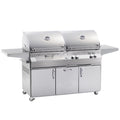 Fire Magic  Aurora A830s Gas and Charcoal Combo Portable Grill