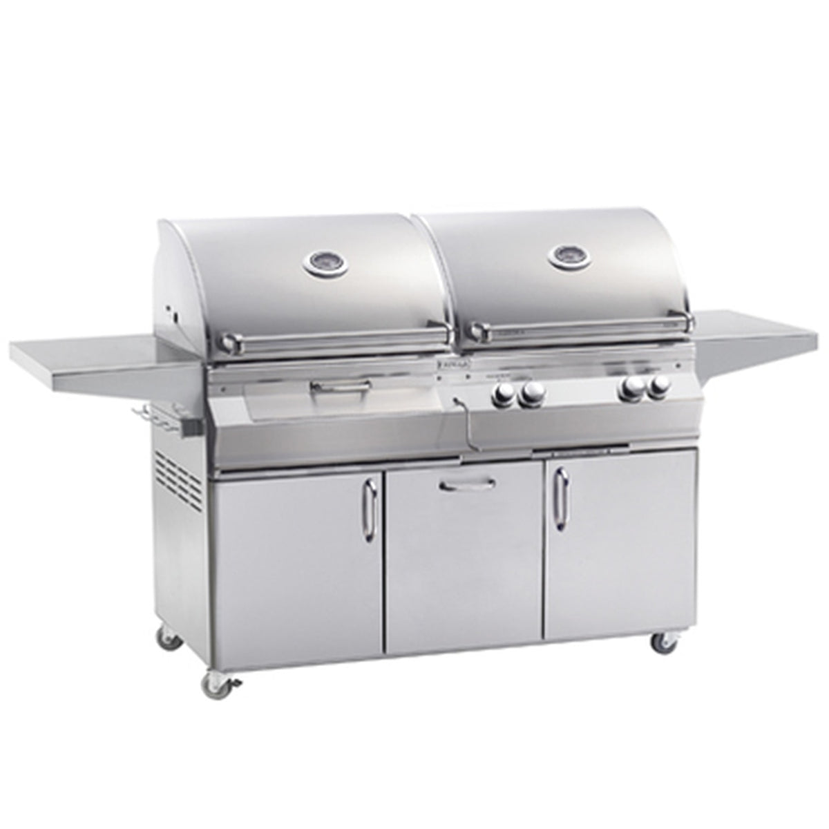 Fire Magic  Aurora A830s Gas and Charcoal Combo Portable Grill - BetterPatio.com