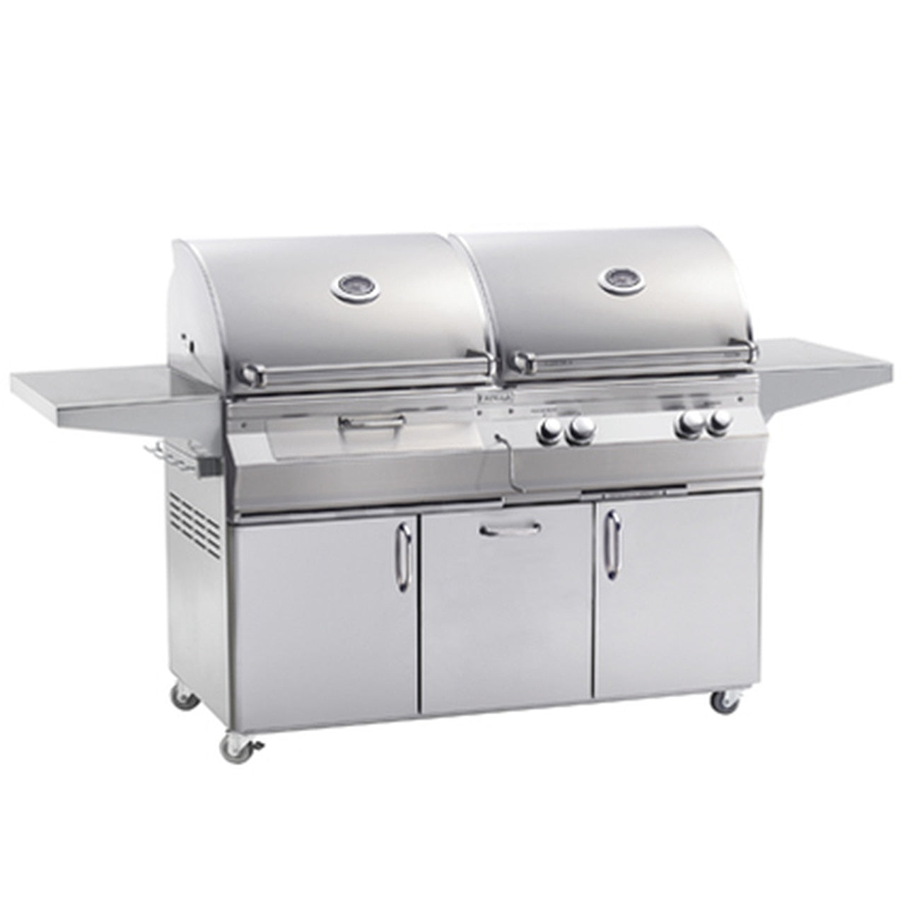 Fire Magic  Aurora A830s Gas and Charcoal Combo Portable Grill - BetterPatio.com