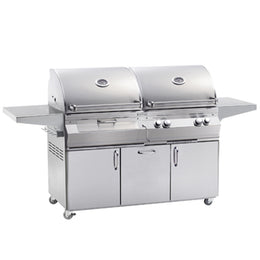 Fire Magic  Aurora A830s Gas and Charcoal Combo Portable Grill