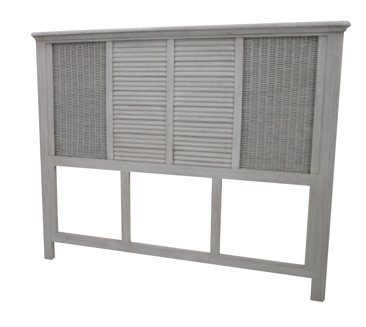 Hospitality Rattan HomeCoastal Breeze King Headboard 1219-5006-WW- BetterPatio.com