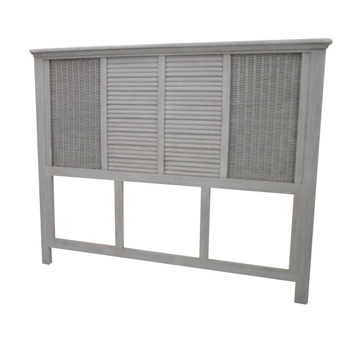 Hospitality Rattan HomeCoastal Breeze King Headboard 1219-5006-WW- BetterPatio.com