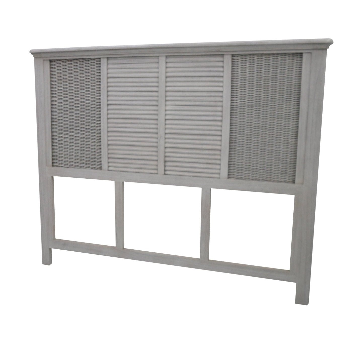Hospitality Rattan HomeCoastal Breeze King Headboard 1219-5006-WW- BetterPatio.com
