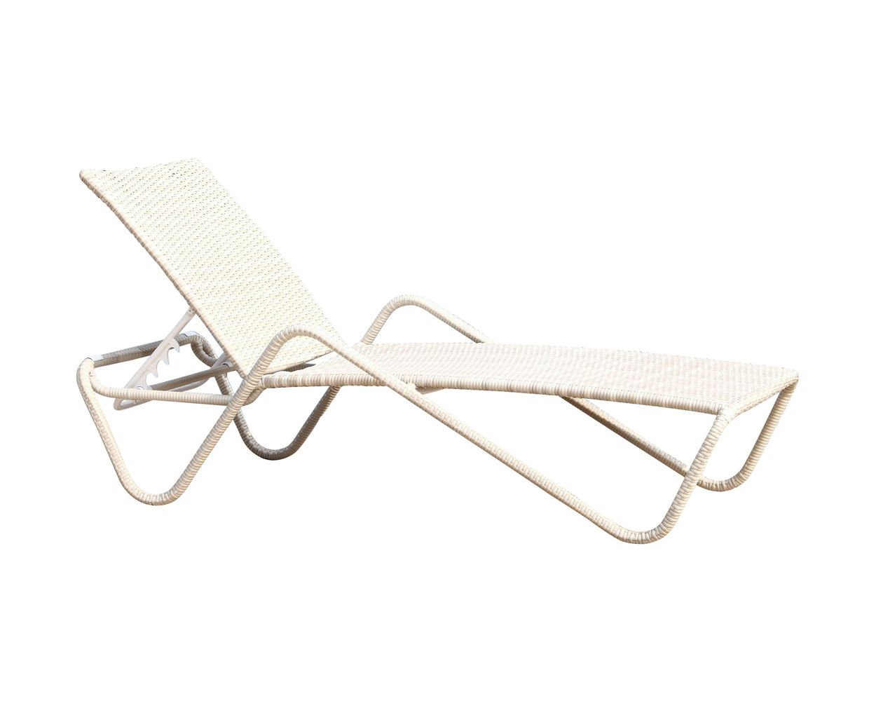 Hospitality Rattan PatioAthens Chaise Lounge with Cushion 895-1347-WW-CL-CUSH- BetterPatio.com