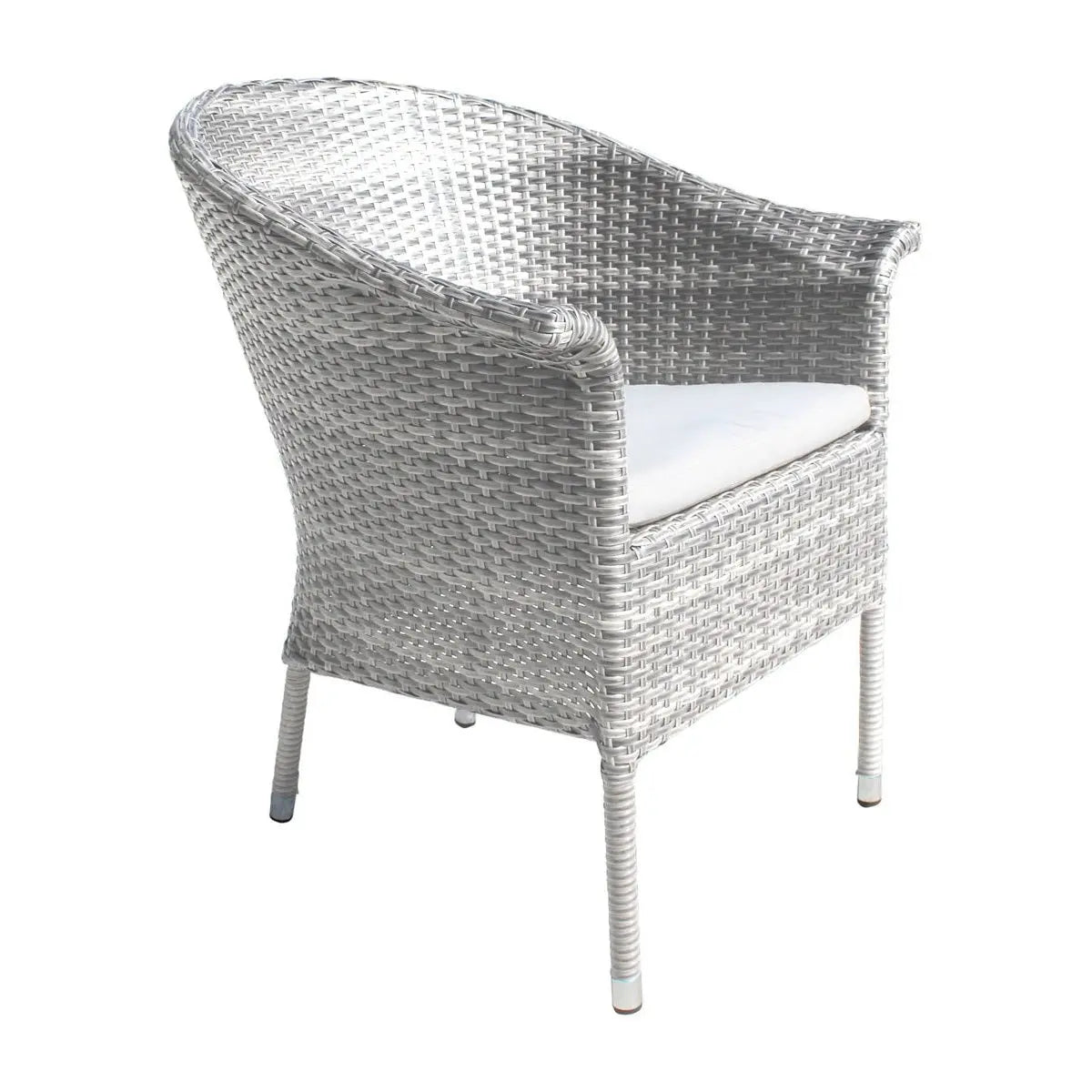 Hospitality Rattan PatioAthens Woven Armchair with Cushion 895-1130-WW-CUSH/SU-705- BetterPatio.com