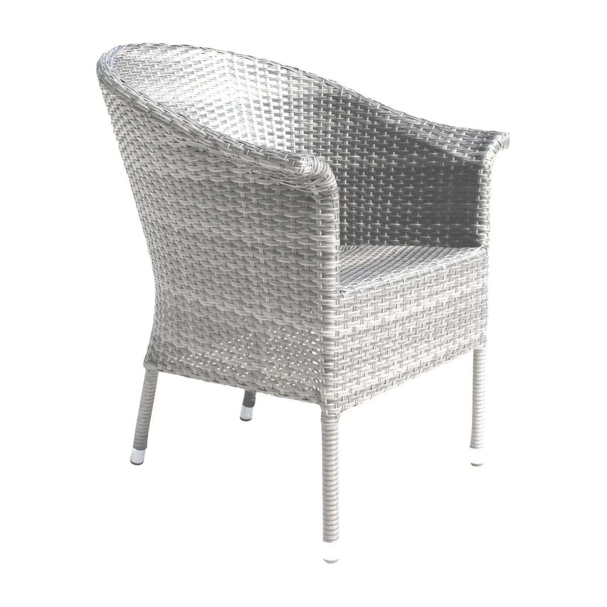 Hospitality Rattan PatioAthens Woven Armchair 895-1130-WW- BetterPatio.com