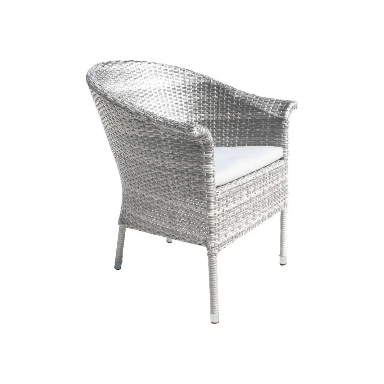 Hospitality Rattan PatioAthens Woven Armchair 895-1130-WW- BetterPatio.com