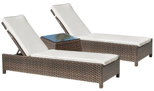 Hospitality Rattan PatioFiji 3-Piece Chaise Lounge Set with Cushions 901-1347-ATQ-3CL-CUSH/SU-705- BetterPatio.com