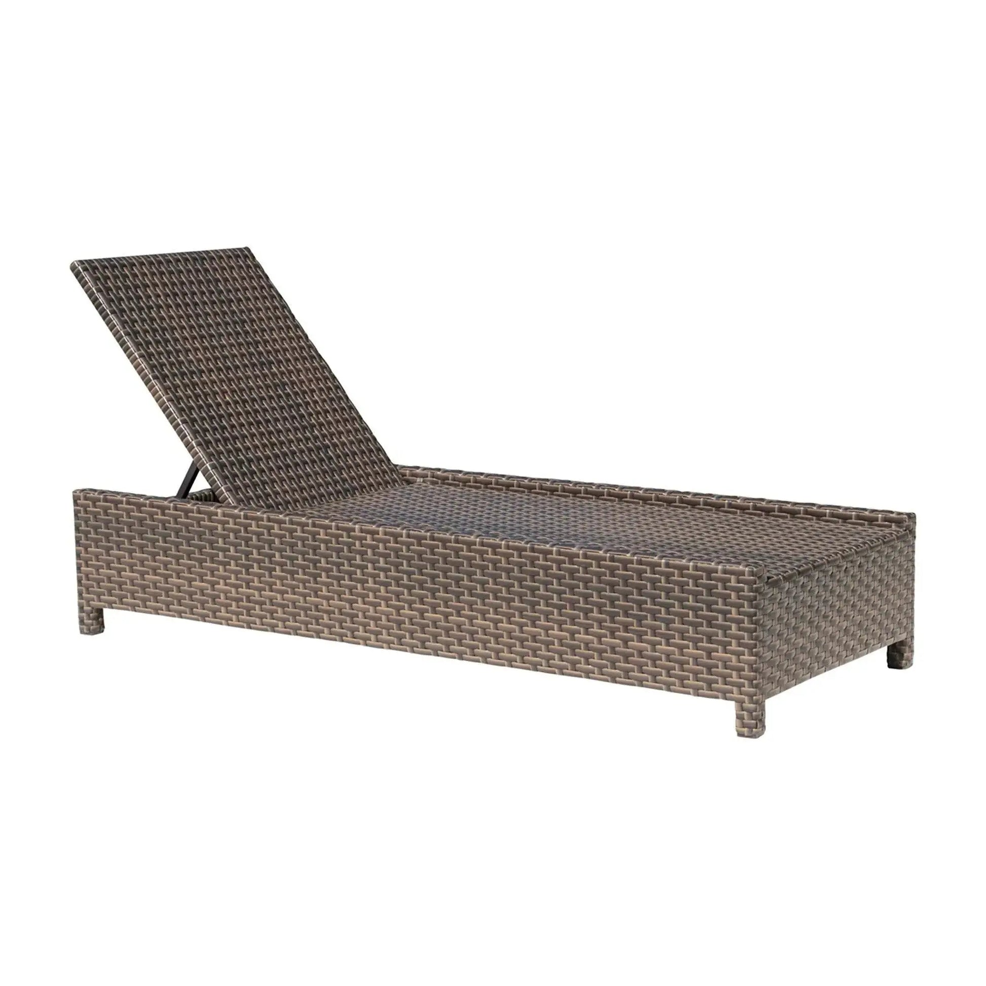 Hospitality Rattan PatioFiji Chaise Lounge 901-1348-ATQ-CL- BetterPatio.com