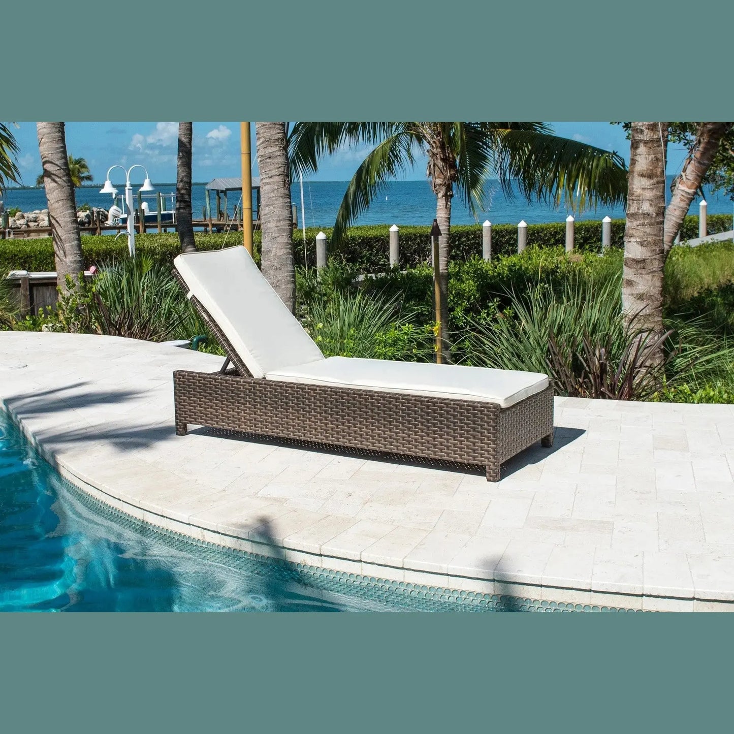 Hospitality Rattan PatioFiji Chaise Lounge 901-1348-ATQ-CL- BetterPatio.com