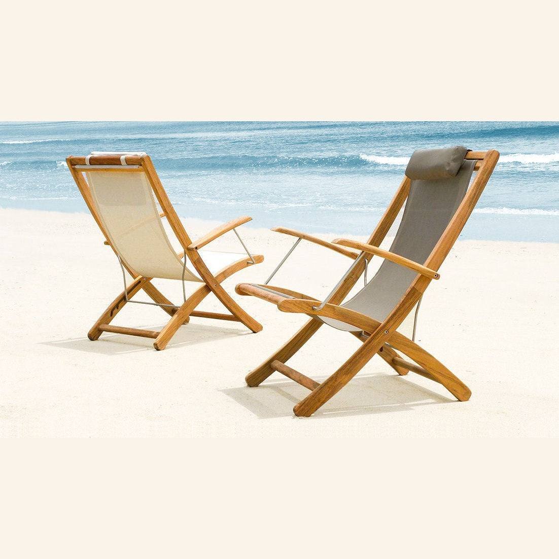 Douglas Nance Riviera Folding Beach Chair DN6101 - BetterPatio.com