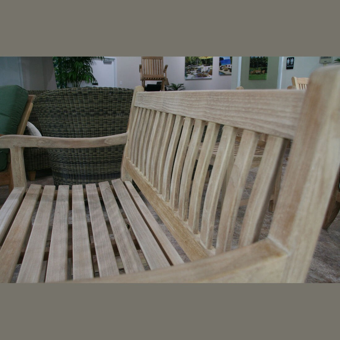 Douglas Nance Classic 4' Glider Bench DN3340 - BetterPatio.com