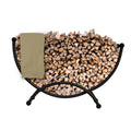 Blue Wave Deluxe 5ft Steel Firewood Storage with Cover NU2110