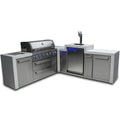 Mont Alpi 805 L-Shaped Deluxe Island with Kegerator