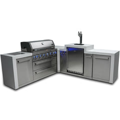 Mont Alpi 805 L-Shaped Deluxe Island with Kegerator