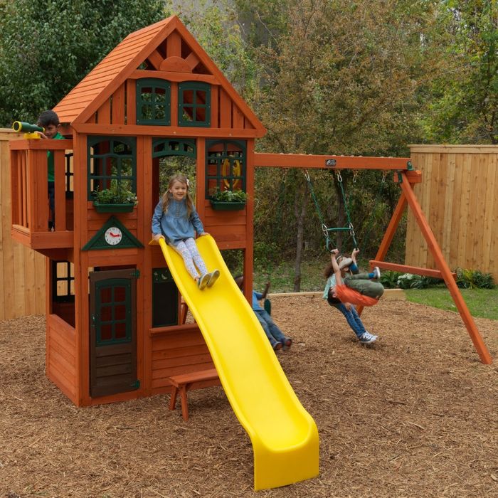 KidKraftKidKraft Brockwell Wooden Playset F24810 F24810- BetterPatio.com