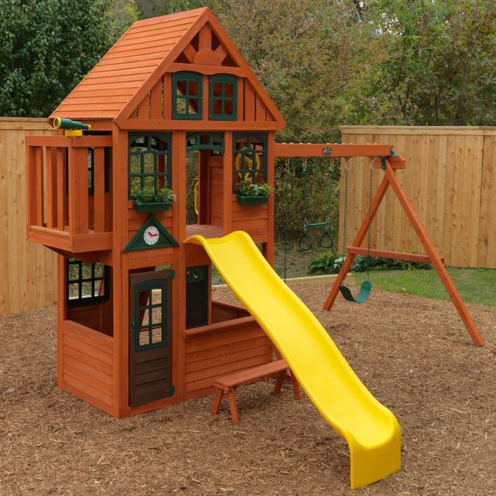 KidKraftKidKraft Brockwell Wooden Playset F24810 F24810- BetterPatio.com