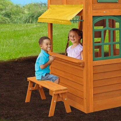 KidKraftKidKraft Brooksville Wooden Playset F24915 F24915- BetterPatio.com