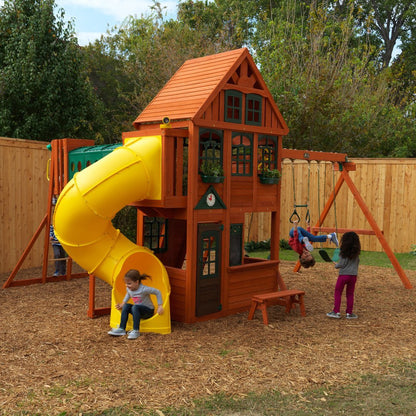 KidKraftKidKraft Cedar Grove Manor Wooden Playset F24827 F24827- BetterPatio.com