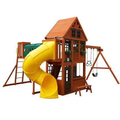 KidKraftKidKraft Cedar Grove Manor Wooden Playset F24827 F24827- BetterPatio.com