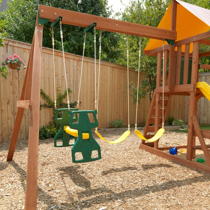 KidKraftKidKraft Cedarbrook Wooden Playset F23850 F23850- BetterPatio.com