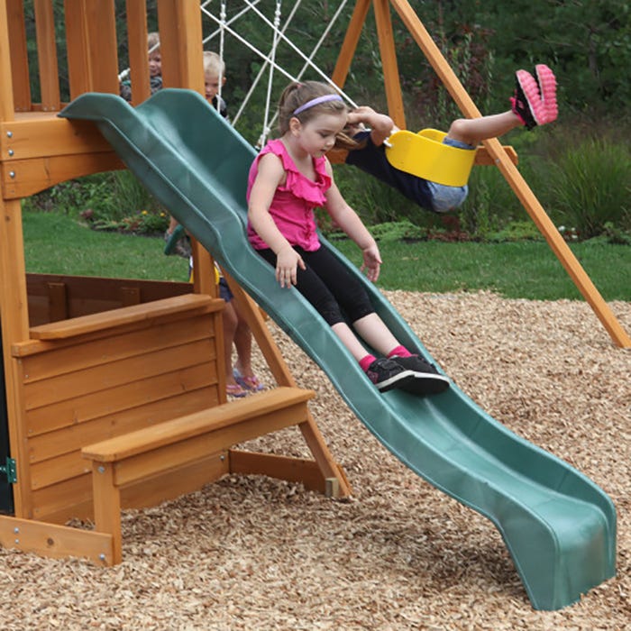 KidKraftKidKraft Cranbrook Wooden Play / Swing Set F23870 F23870- BetterPatio.com