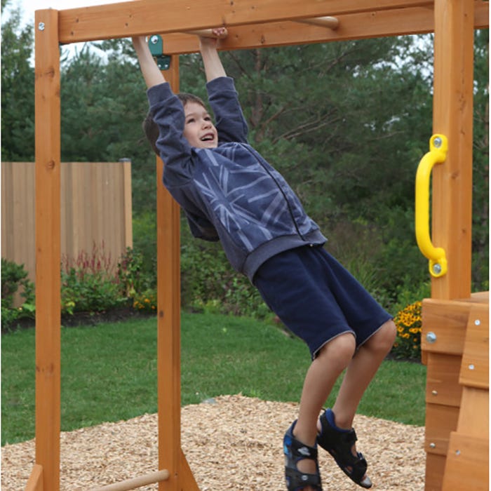 KidKraftKidKraft Cranbrook Wooden Play / Swing Set F23870 F23870- BetterPatio.com