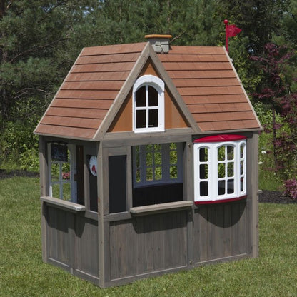 KidKraftKidKraft Greystone Cottage Playhouse with EZ Kraft Assembly P280093 P280093- BetterPatio.com